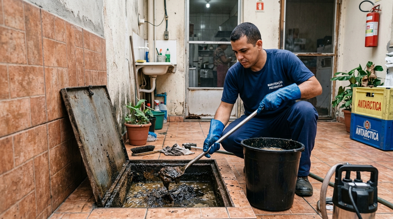 Limpeza de Caixa de Gordura em Porto Alegre-RS